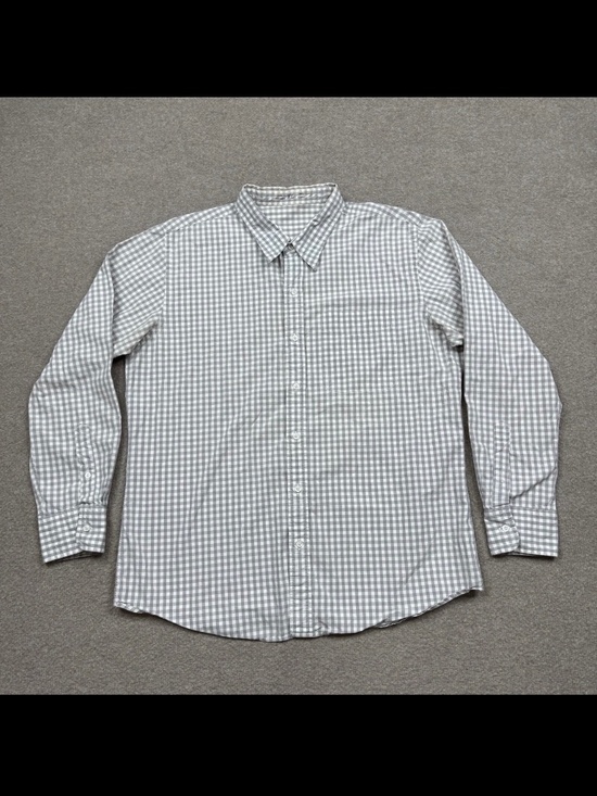 Save Khaki United Other - Save Khaki Button Up Shirt Men's Size XL Gray Long Sleeve Collared Preppy SKU
